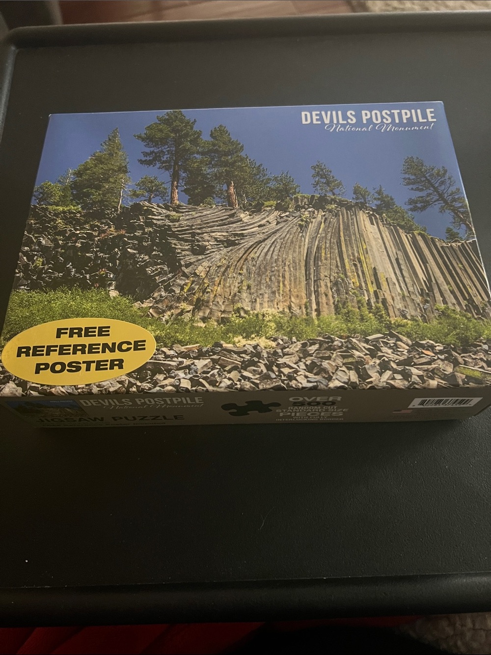 Devils Postpile National Monument Jigsaw Puzzle - Scenic Blue Sky